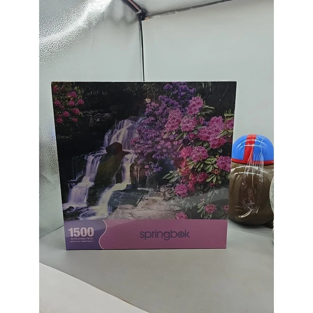 Springbok‎ Blooming Waters Puzzle 1500 PCS Waterfalls Rhododendron Jigsaw New